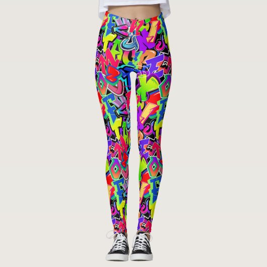 Graffiti Leggings (Vorderseite)