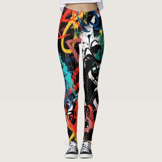 Graffiti Leggings (Vorderseite)