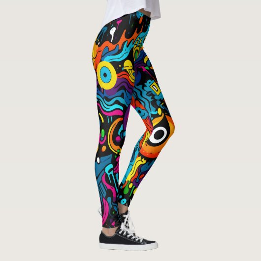 Graffiti Leggings (Rechts)