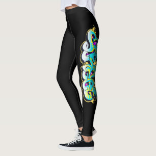 Graffiti-Leggings Leggings