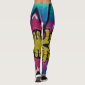 Graffiti Leggings. Leggings (Rückseite)