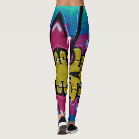 Graffiti Leggings. Leggings (Rückseite)