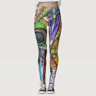 Graffiti-Leggings Leggings