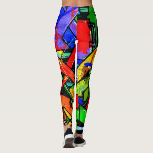 Graffiti Leggings. Leggings (Rückseite)
