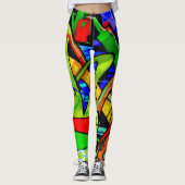 Graffiti Leggings. Leggings (Vorderseite)