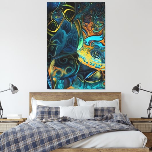 Graffiti Leinwanddruck (Insitu (Schlafzimmer))