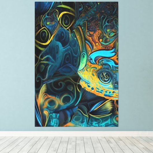 Graffiti Leinwanddruck (Insitu (Holzboden))