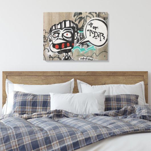 Graffiti Leinwanddruck (Insitu (Schlafzimmer))