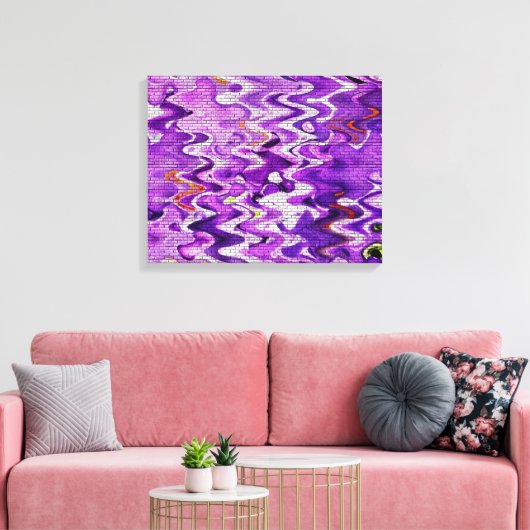 GRAFFITI LEINWANDDRUCK (Insitu (Wohnzimmer))