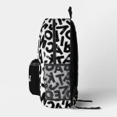 Graffiti Letters Cool Teens Bedruckter Rucksack (Rechts)
