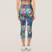 Graffiti Liebe - Coole Capris Leggings (Rückseite)