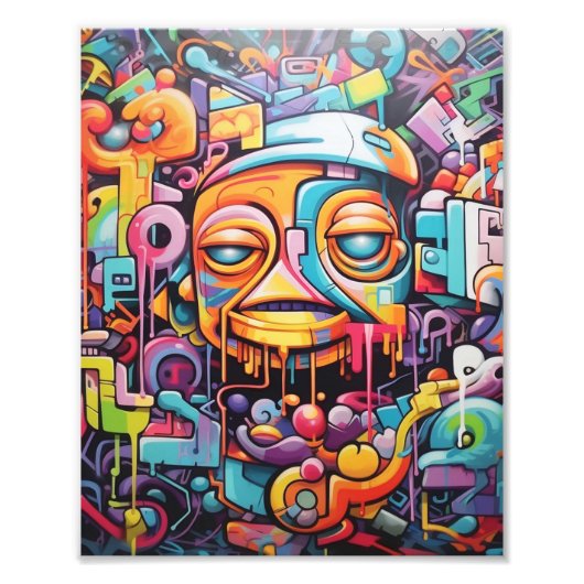 Graffiti-Liebe - Die Schriften an der Mauer Fotodruck (Vorne)