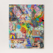 Graffiti-Liebe - Die Schriften an der Mauer Jigsaw Puzzle (Vertikal)