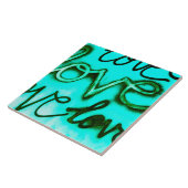 Graffiti-Liebe Fliese (Seite)