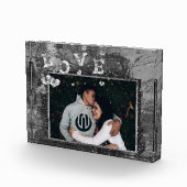 Graffiti Liebe Grunge | Einfache Imitate Kristalls Fotoblock (Rechts)