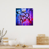 Graffiti Liebe Poster (Küche)