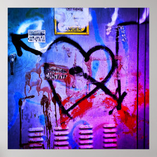Graffiti Liebe Poster