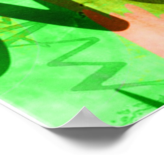 Graffiti Liebe Poster (Ecke)