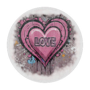 Graffiti LIEBE Schneidebrett