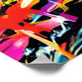 Graffiti-Liebe - Ursprüngliche Kunst in der Stadt Poster (Ecke)