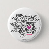 Graffiti lila button (Vorderseite)