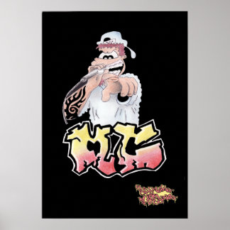 GRAFFITI M C CARTOON, Druck/Poster Poster