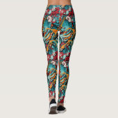 Graffiti Magic Yoga Pants Leggings (Rückseite)