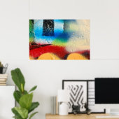 Graffiti-Makroposter Poster (Heimbüro)