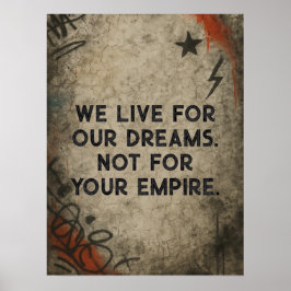 Graffiti Manifesto, Custom Quote Street Art Poster