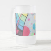 Graffiti Mattglas Bierglas (Vorderseite Links)