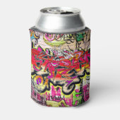Graffiti-Mauer, urbane Kunst Dosenkühler (Kanne Rückseite)