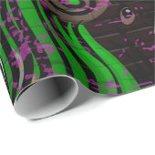 Graffiti-Mauer, urbane Kunstgraffiti,Kunst,Wand,Gr Geschenkpapier (Rolleneckpunkt)