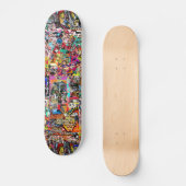 Graffiti-Mauerwerk Skateboard (Vorderseite)