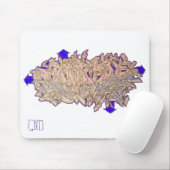 Graffiti-Mausunterlage Mousepad (Mit Mouse)