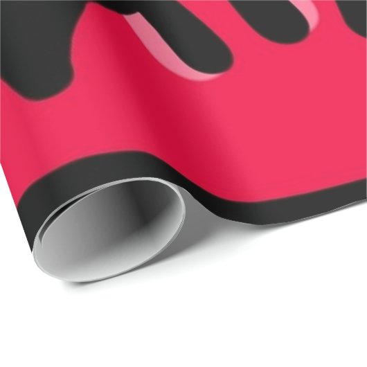 Graffiti Mittwoch Geschenkpapier (Rolleneckpunkt)