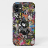 Graffiti Monkey Urban Art Mobile Fall Case-Mate iPhone Hülle (Rückseite)