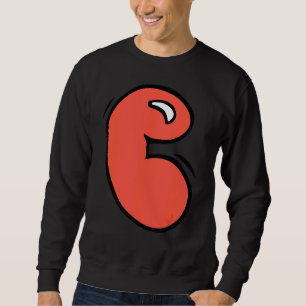Graffiti Monogram Letter C in Niedlich Chubby Bubb Sweatshirt