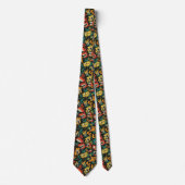 Graffiti-Monster Eek Black Halloween (1) Krawatte (Vorderseite)