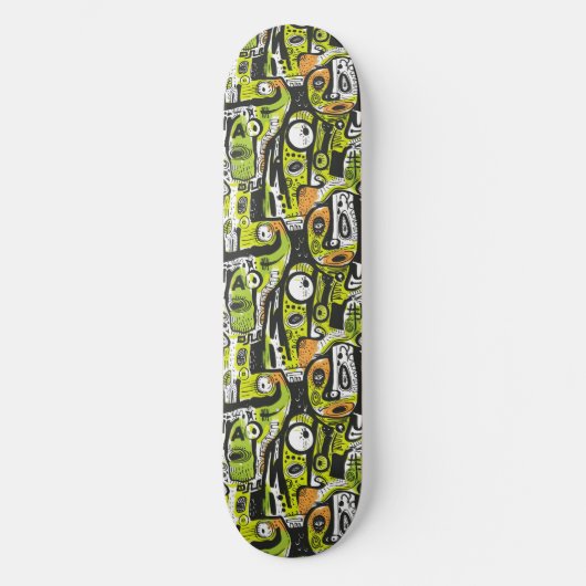 Graffiti Monsters Skateboard Deck (Vorderseite)