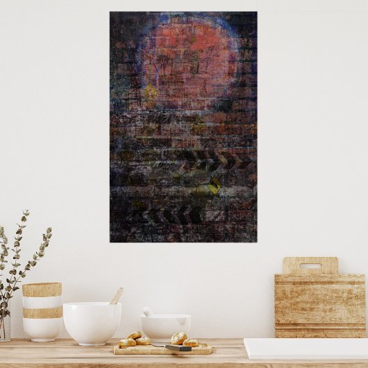 "Graffiti Moon" drucken Poster (Küche)