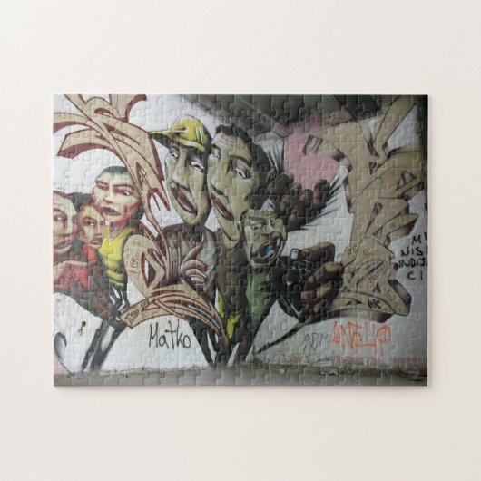 Graffiti: Mostar (Herzégovine) - Puzzle (Horizontal)