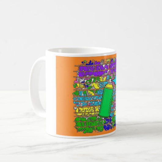 Graffiti mug kaffeetasse (Vorderseite Links)