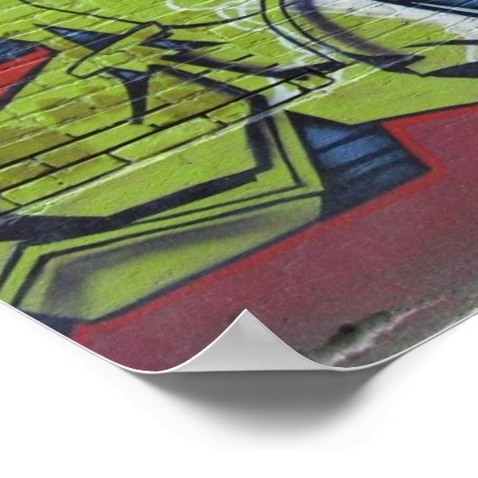 Graffiti Mural Poster (Ecke)