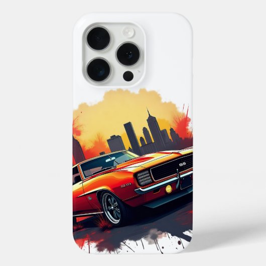 Graffiti Muscle Car  Case-Mate iPhone Hülle (Rückseite)