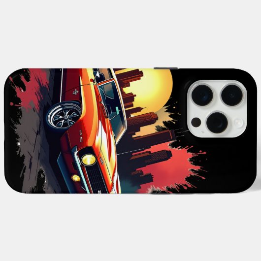 Graffiti Muscle Car Case-Mate iPhone Hülle (Rückseite (Horizontal))