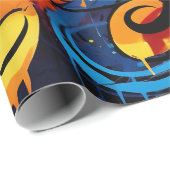 Graffiti Musical Notes Wrapping Paper Geschenkpapier (Rolleneckpunkt)