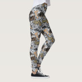 Graffiti-Muster Leggings (Rechts)