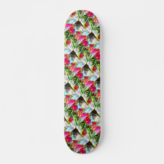 Graffiti-Muster Skateboard (Vorne)