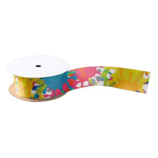 Graffiti Nahtloses Muster Satinband