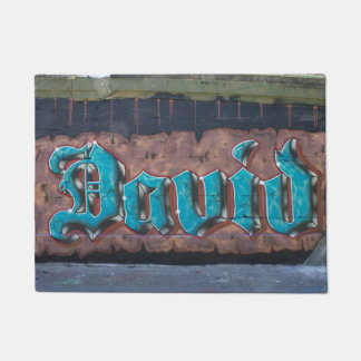 Graffiti Name Tag David Fußmatte